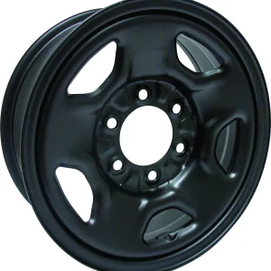 RTX Wheels – Steel Wheel – Black – 16″x6.5″ 25mm – All weather Wheels – X46139